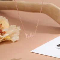 Personalized Dainty Script Name Necklace