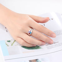 Engraved Name Birthstone Ring
