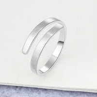 Wrap Around Open Name Ring