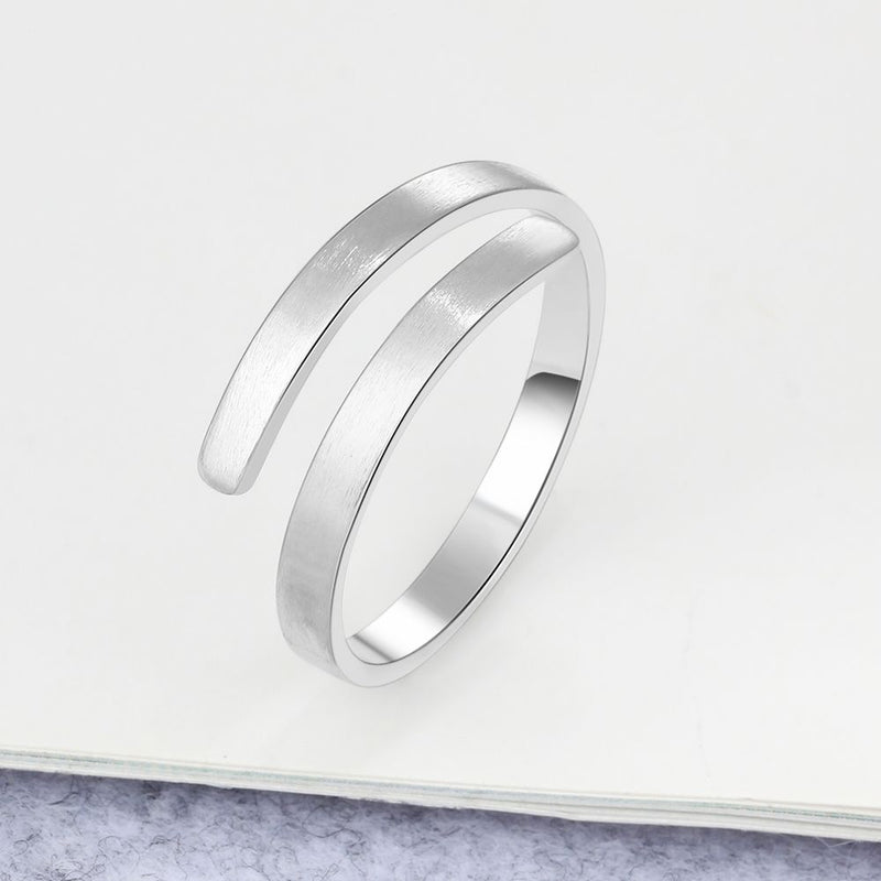 Wrap Around Open Name Ring