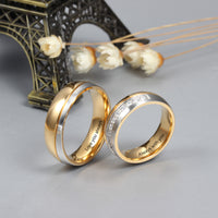 Personalized Stainless Steel Couple Ring