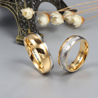 Personalized Stainless Steel Couple Ring
